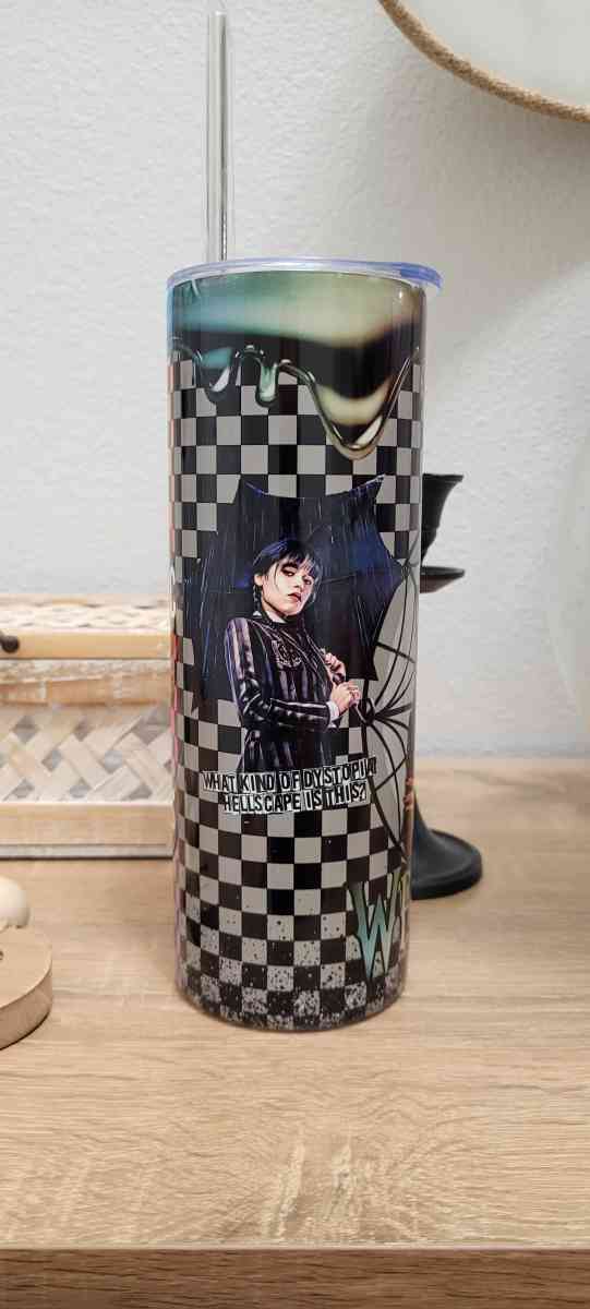 Wednesday stainless steel tumbler