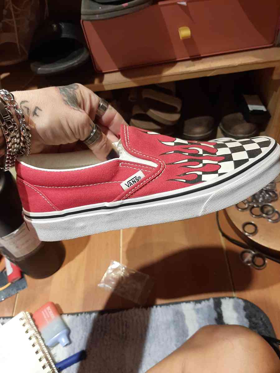 vans size 7womens or  5and a half mens