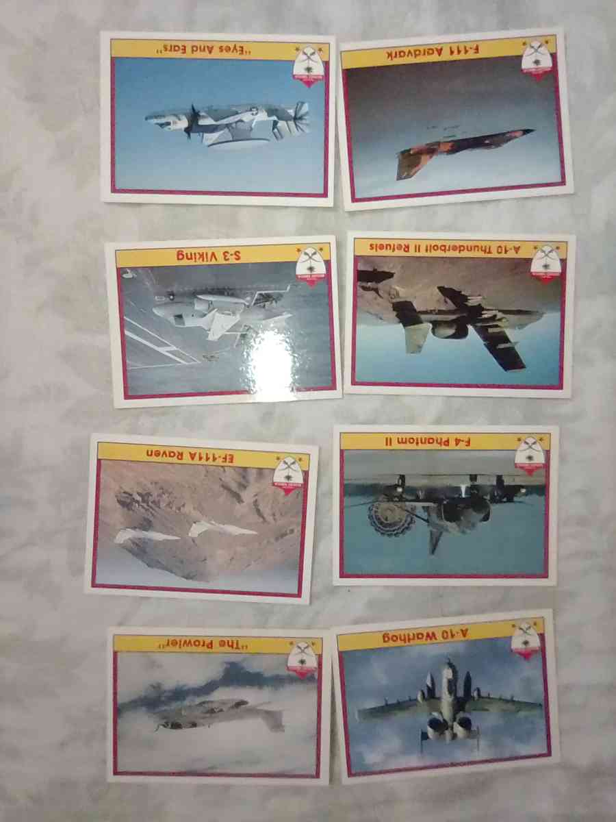 these 8 desert storm cards