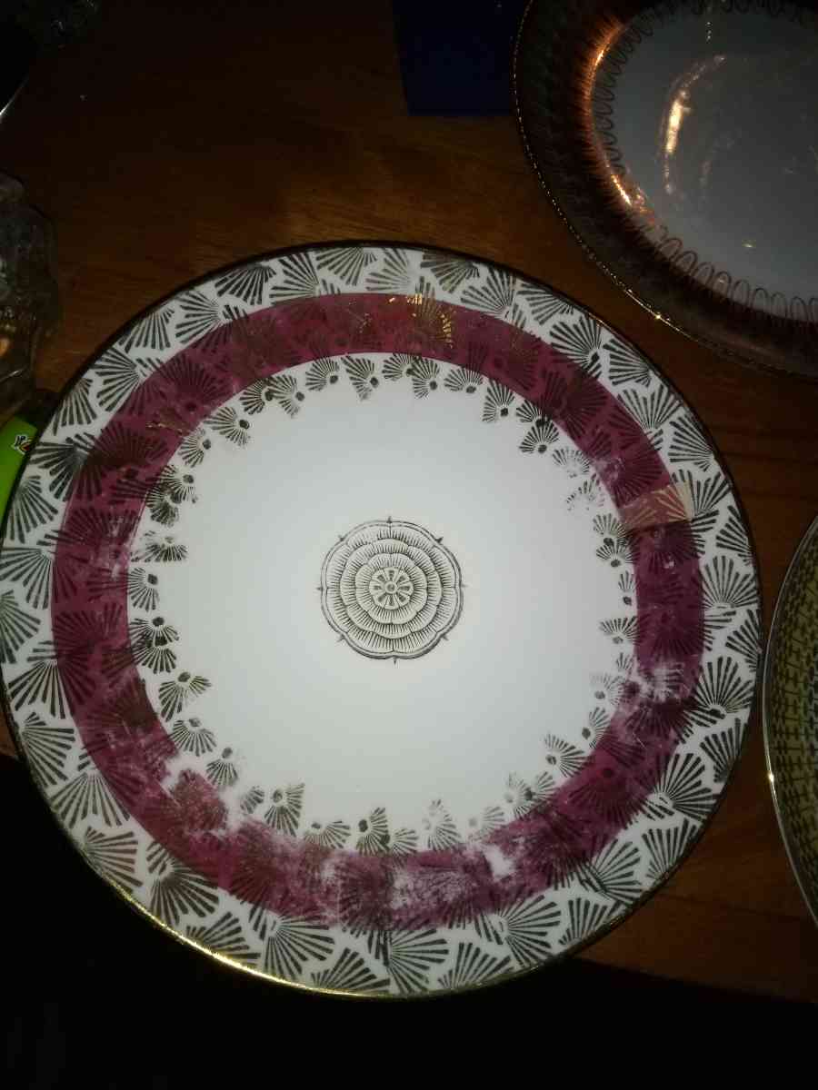 2 Bavarian decorator Plates