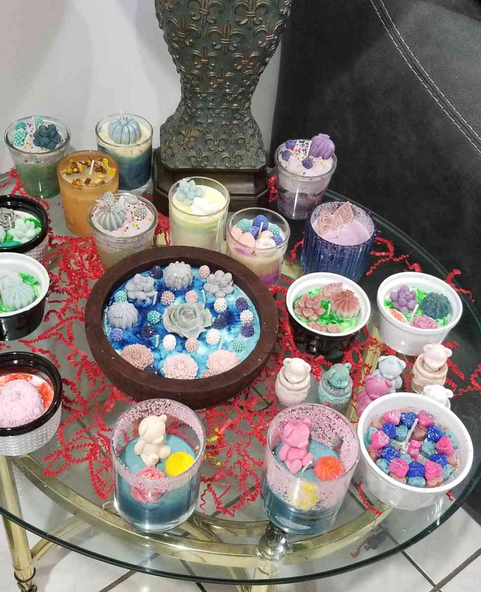 homemade handmade decor candles for the home