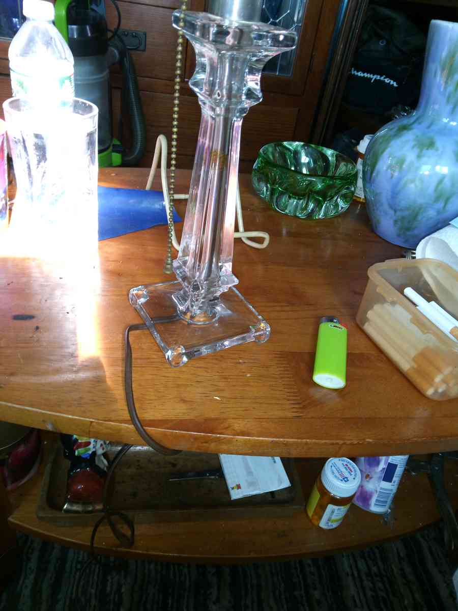 Antique Glass Lamp