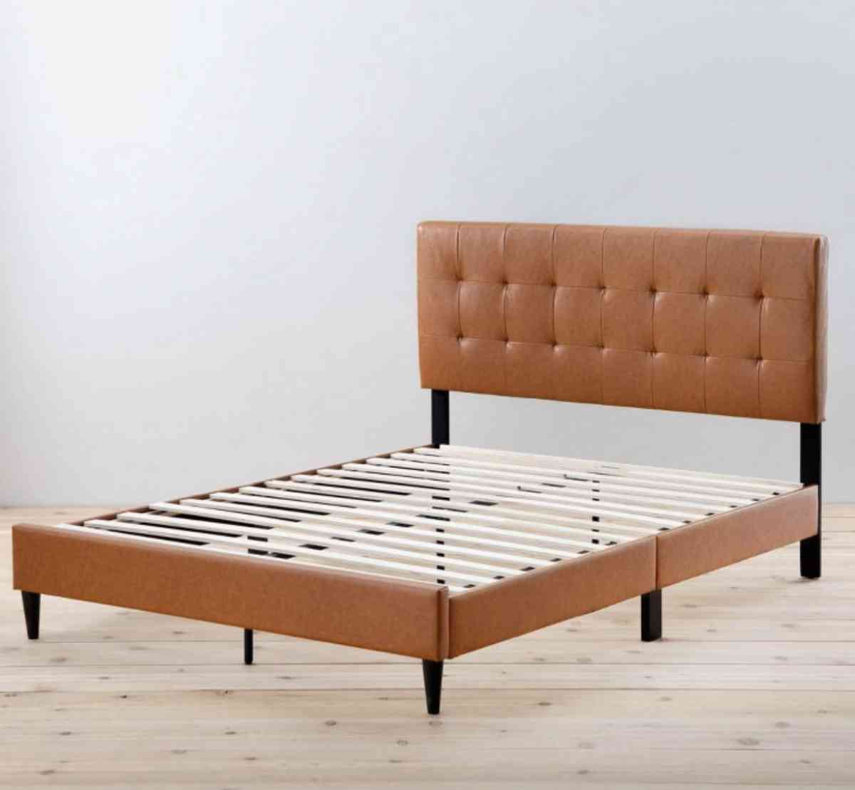 king bed frame and mattress