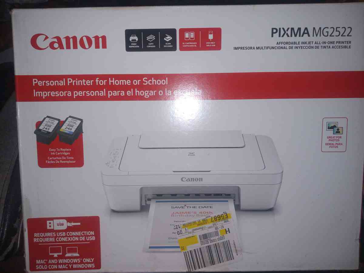 Canon All in 1 Print  Scan and Copy Machine