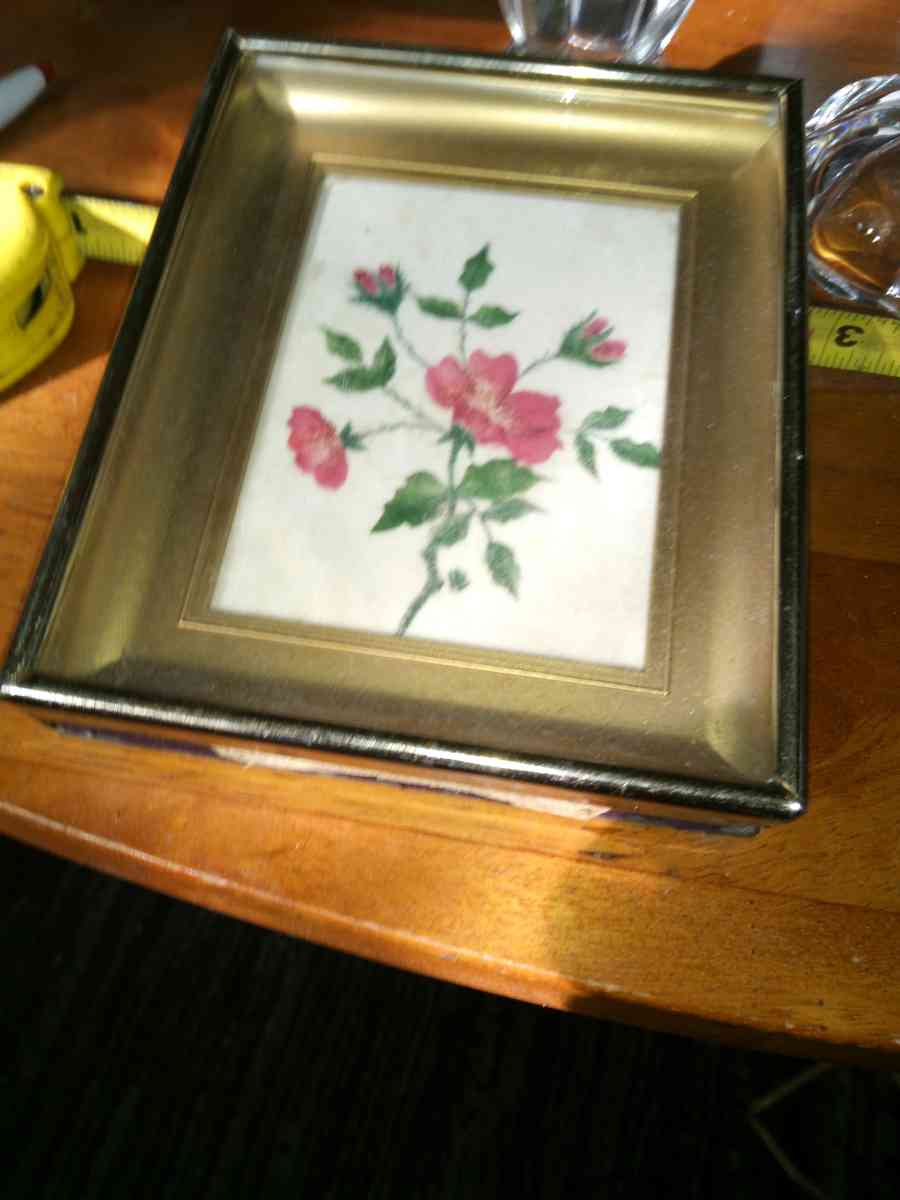 vintage hand painted Floral