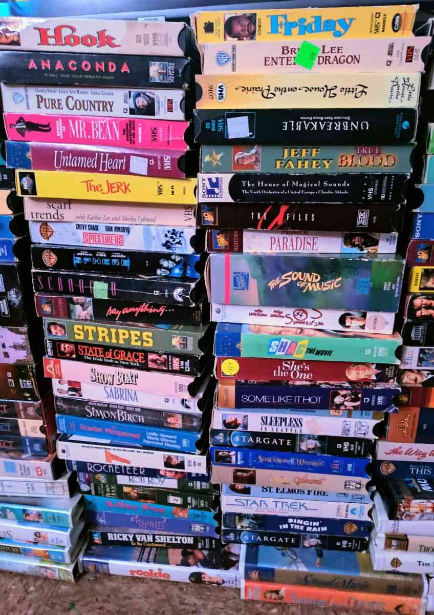 VHS Tapes n DVDs