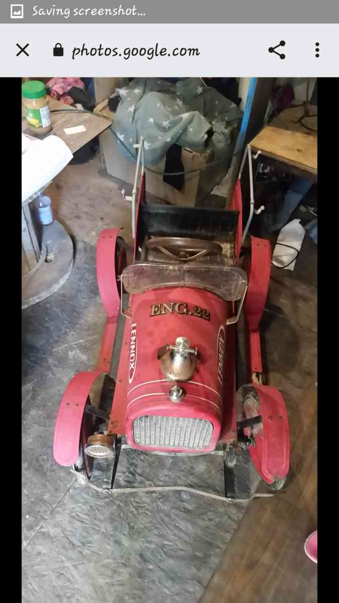 antique fire truck