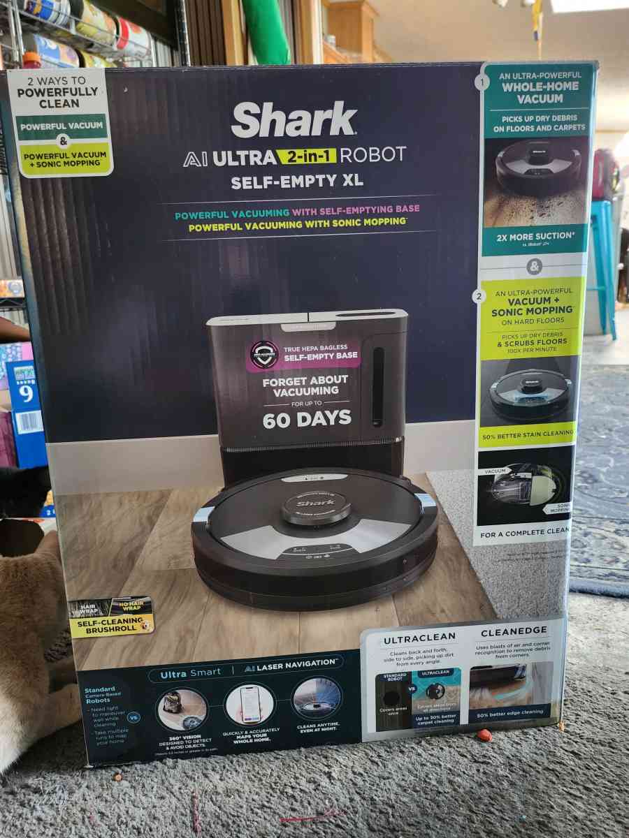 shark ai ultra 2 in 1self empty xl