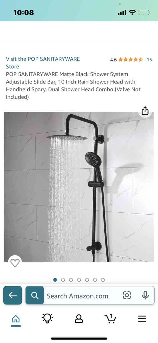 rainfall shower head