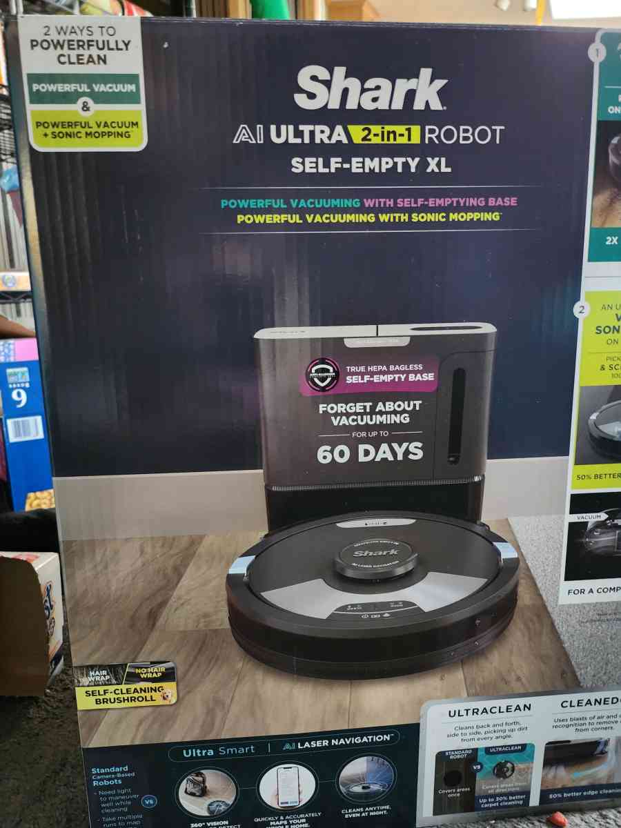 shark ai ultra 2 in 1self empty xl