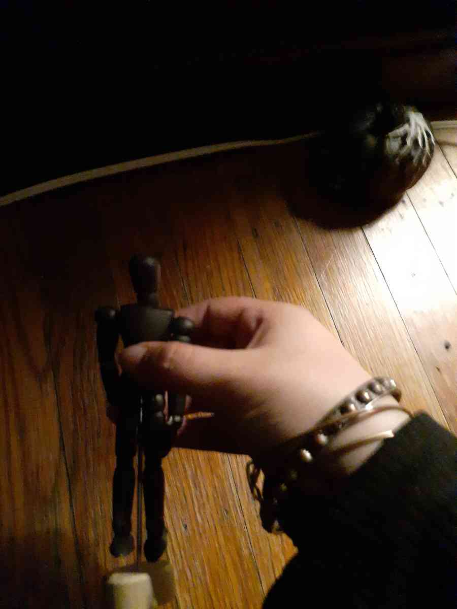 black mannequin doll