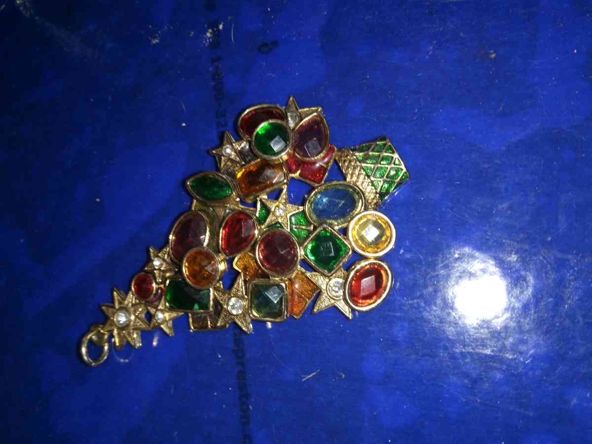 Vintage Christmas tree pendant