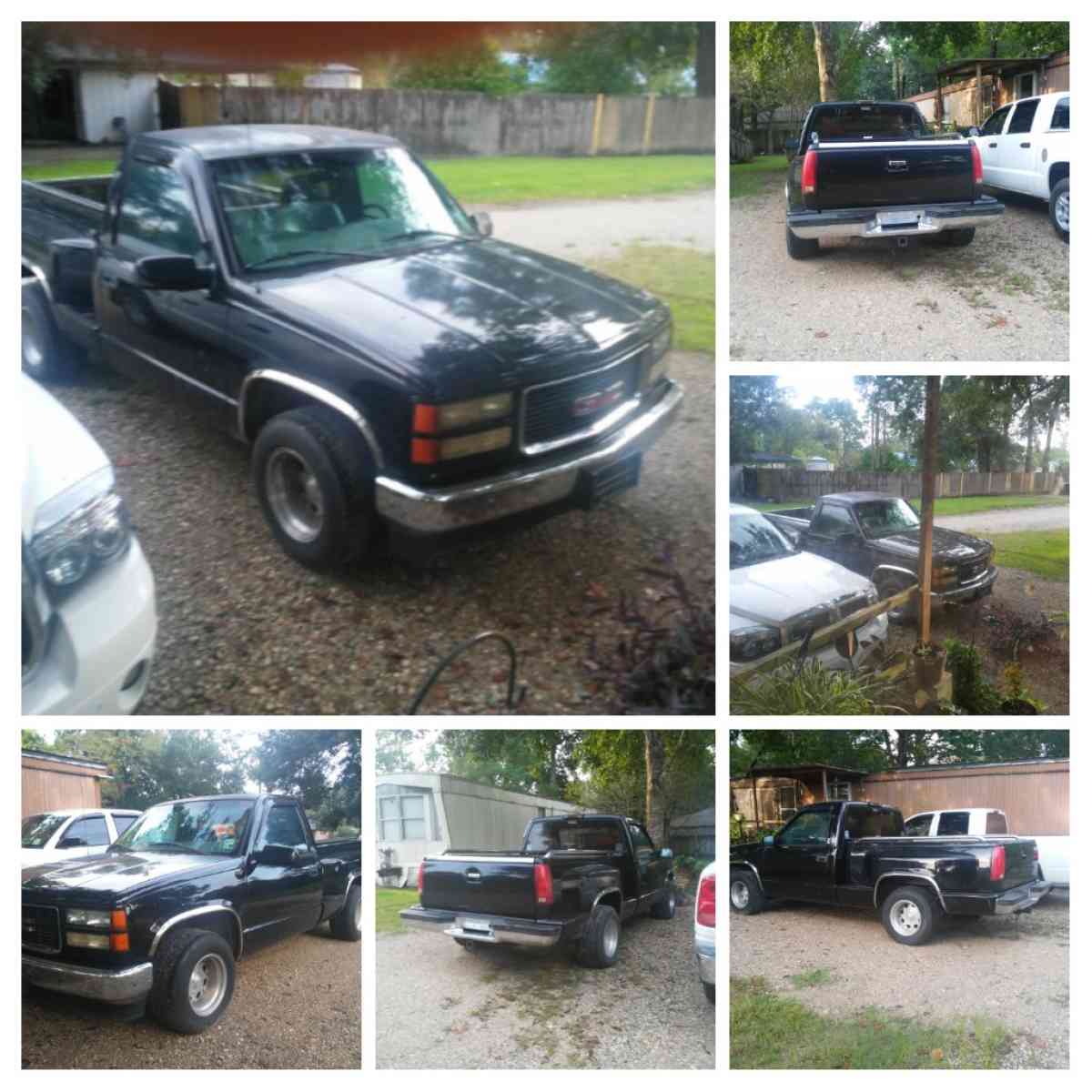 1998 GMC step side pickup truck