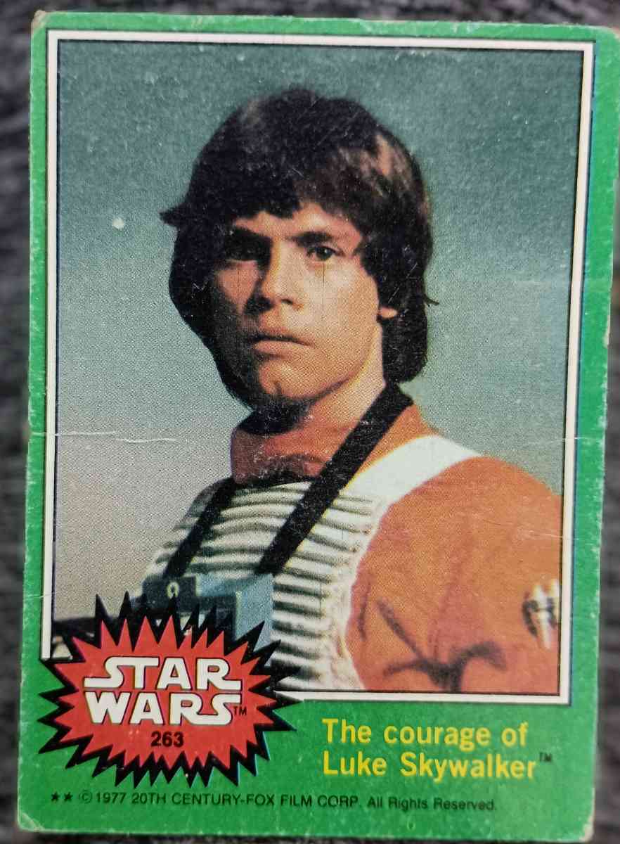 Star Wars 1977 trading cards