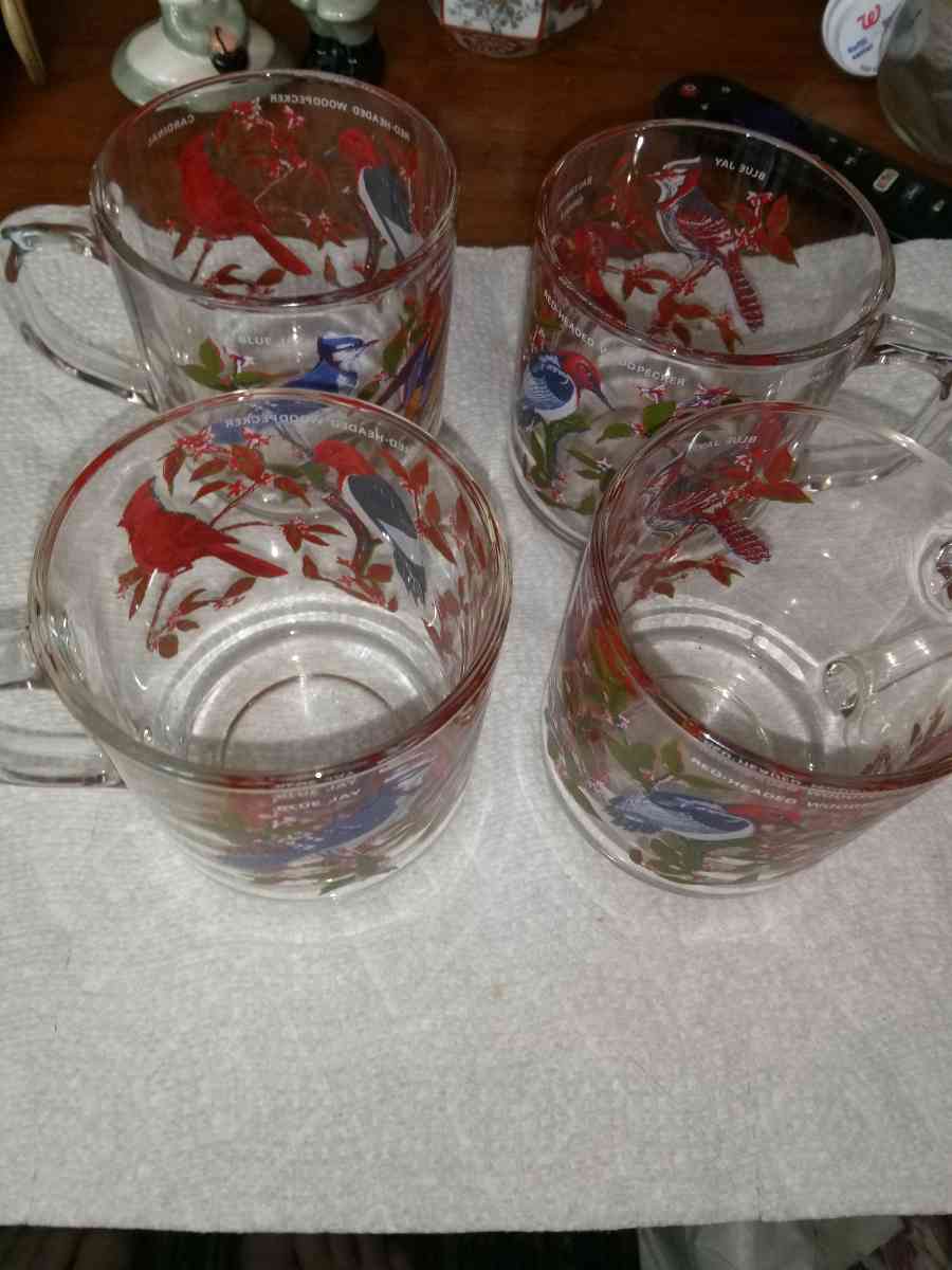 4 Arcorac Audubon Birds of America Mugs