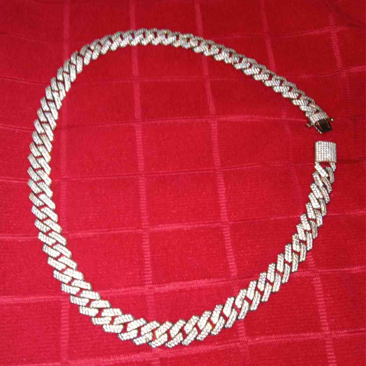 Sterling silver mens urban necklace