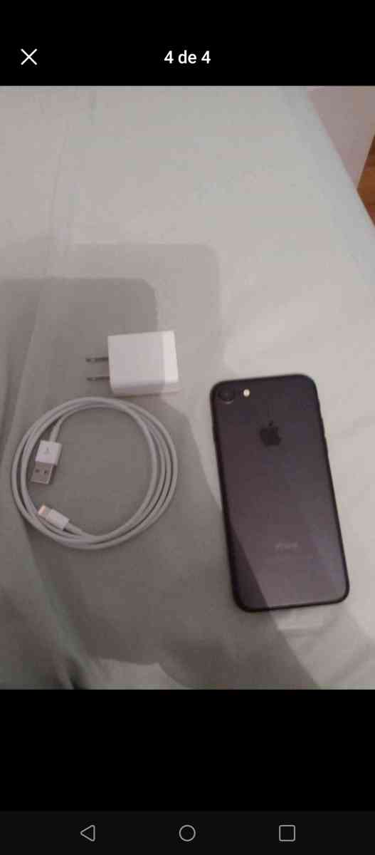 new iphone7 black color newest with own charged