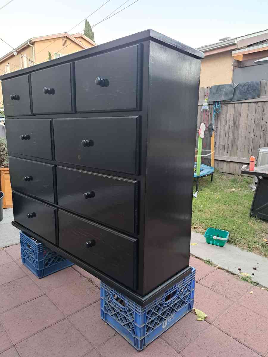 wooden dresser solid pine refurbished