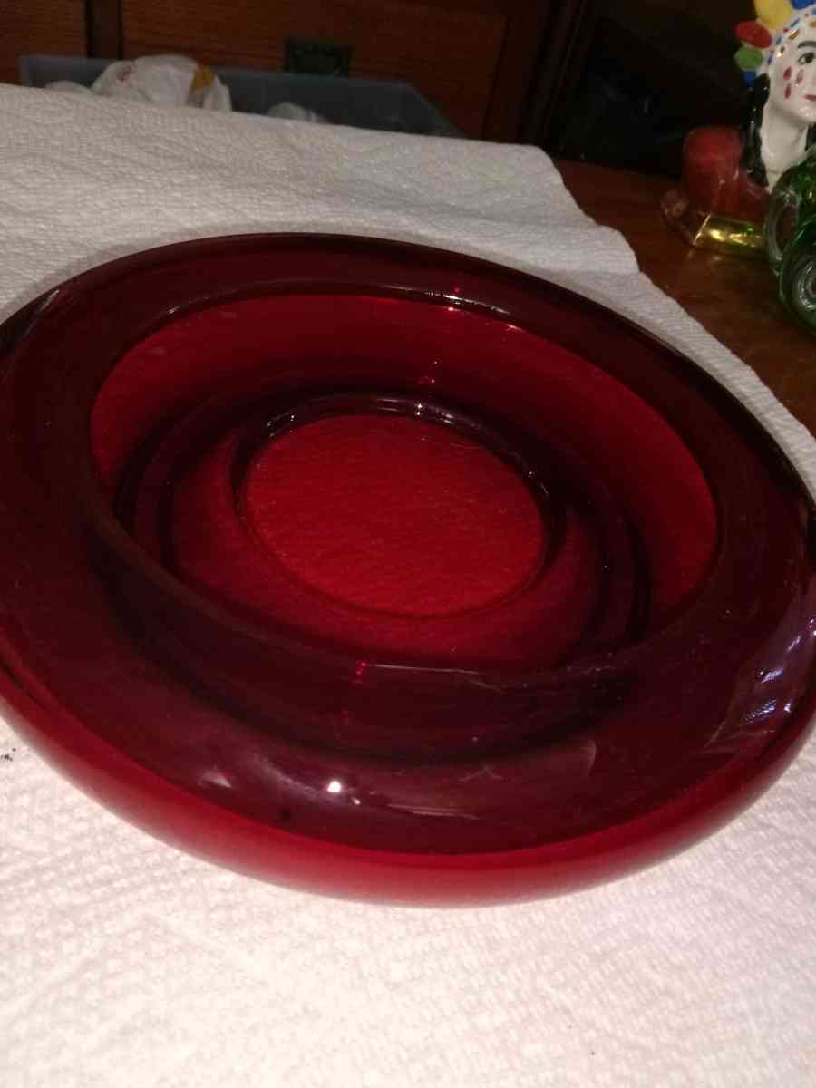 vintage Ruby bowl