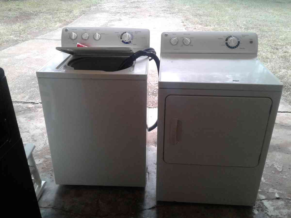 washer and dryer