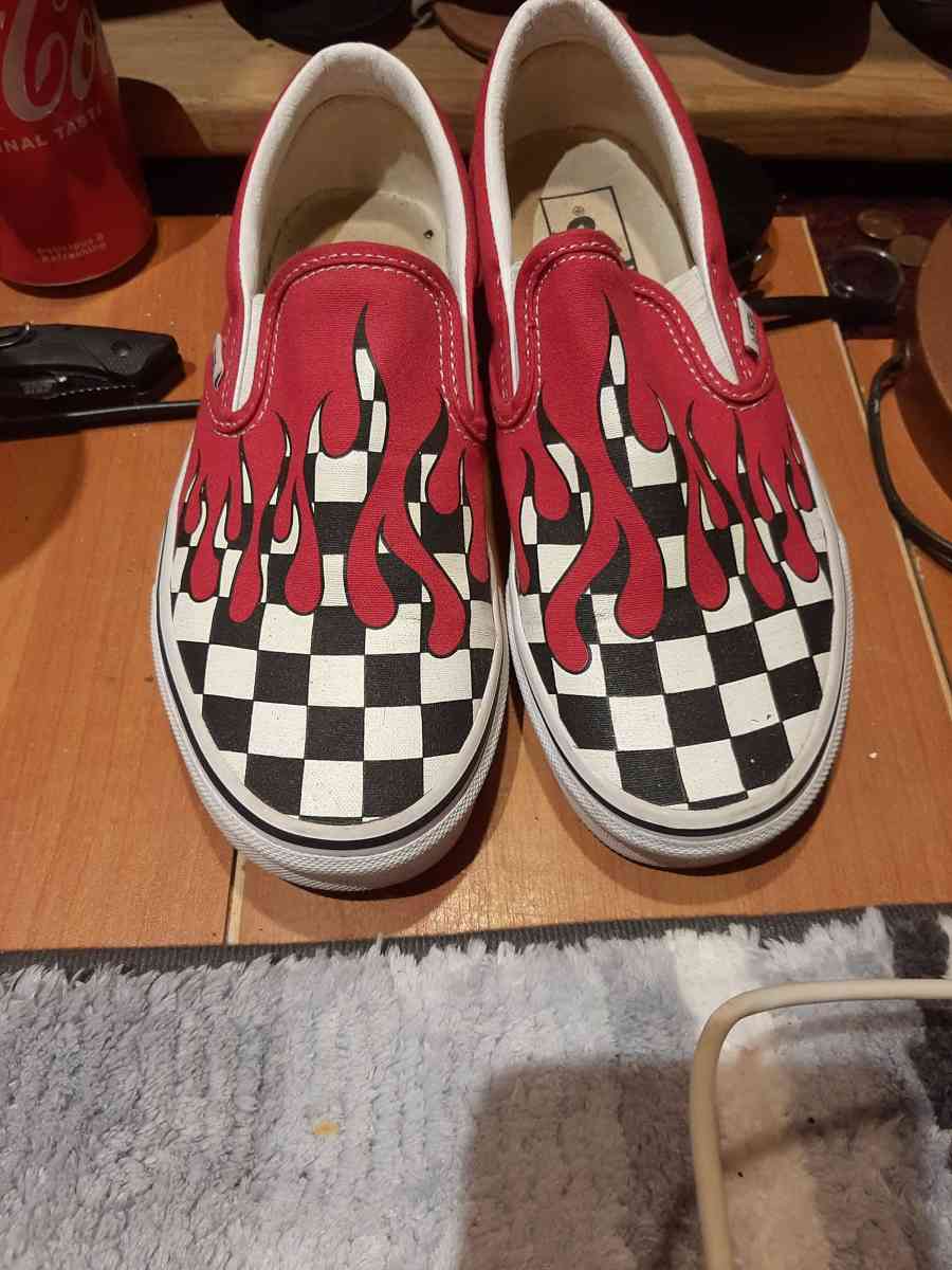 vans size 7womens or  5and a half mens