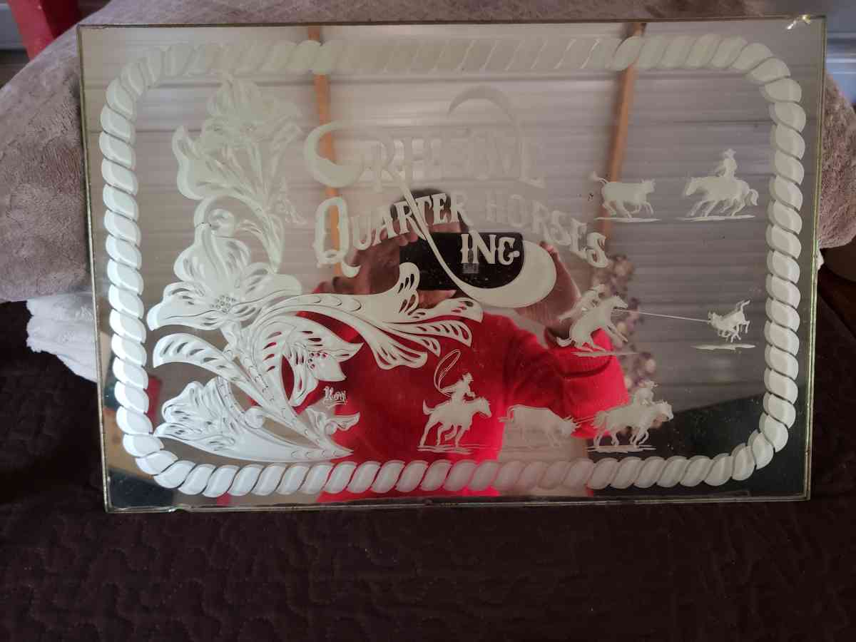 new etched glass design located one tiny chip