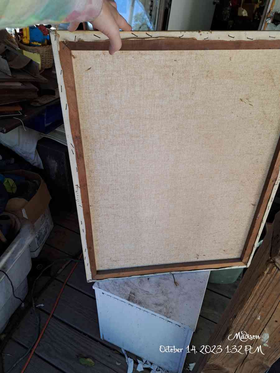 Clown painting by Leighton Jones