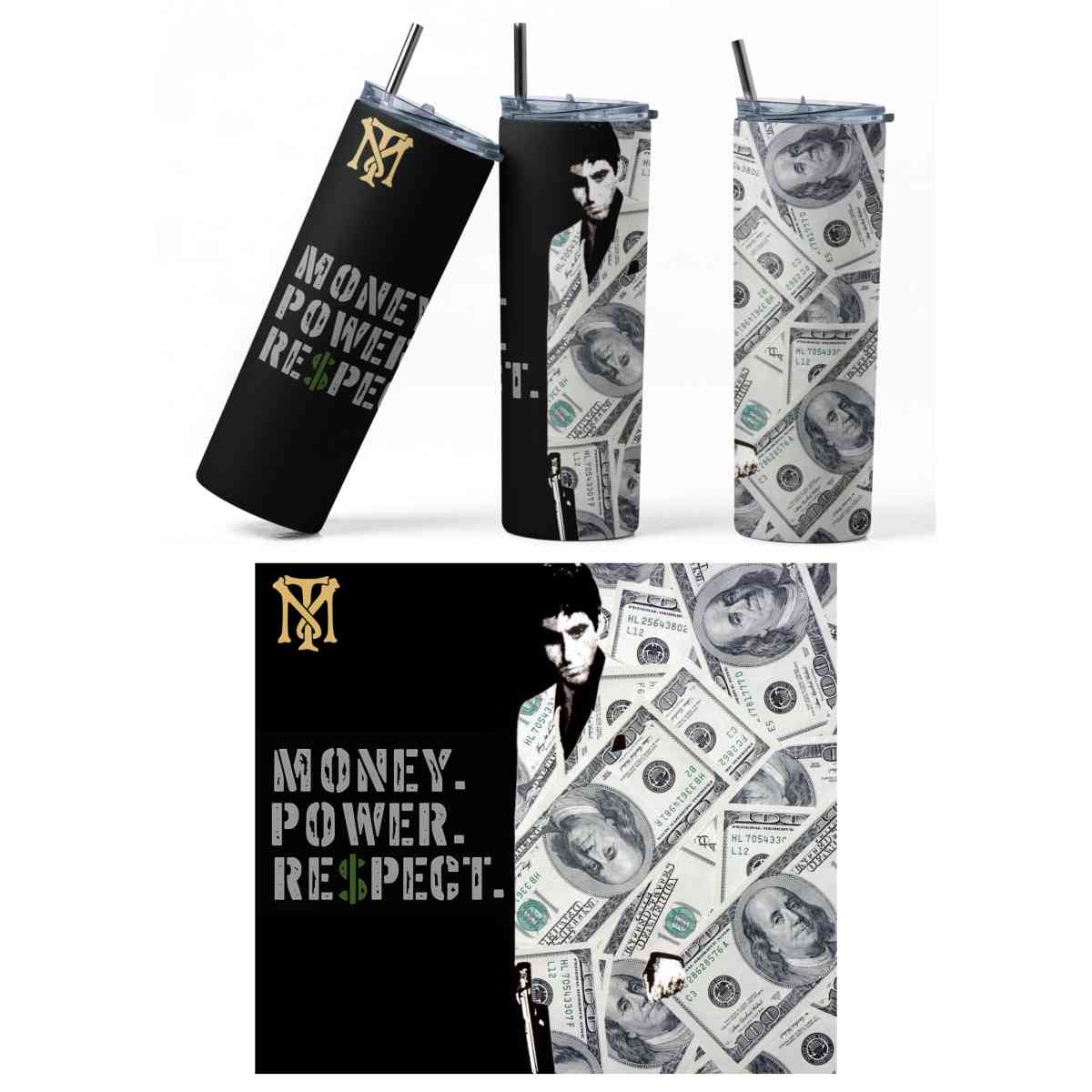 scarface 20oz Stainless Steel Tumbler