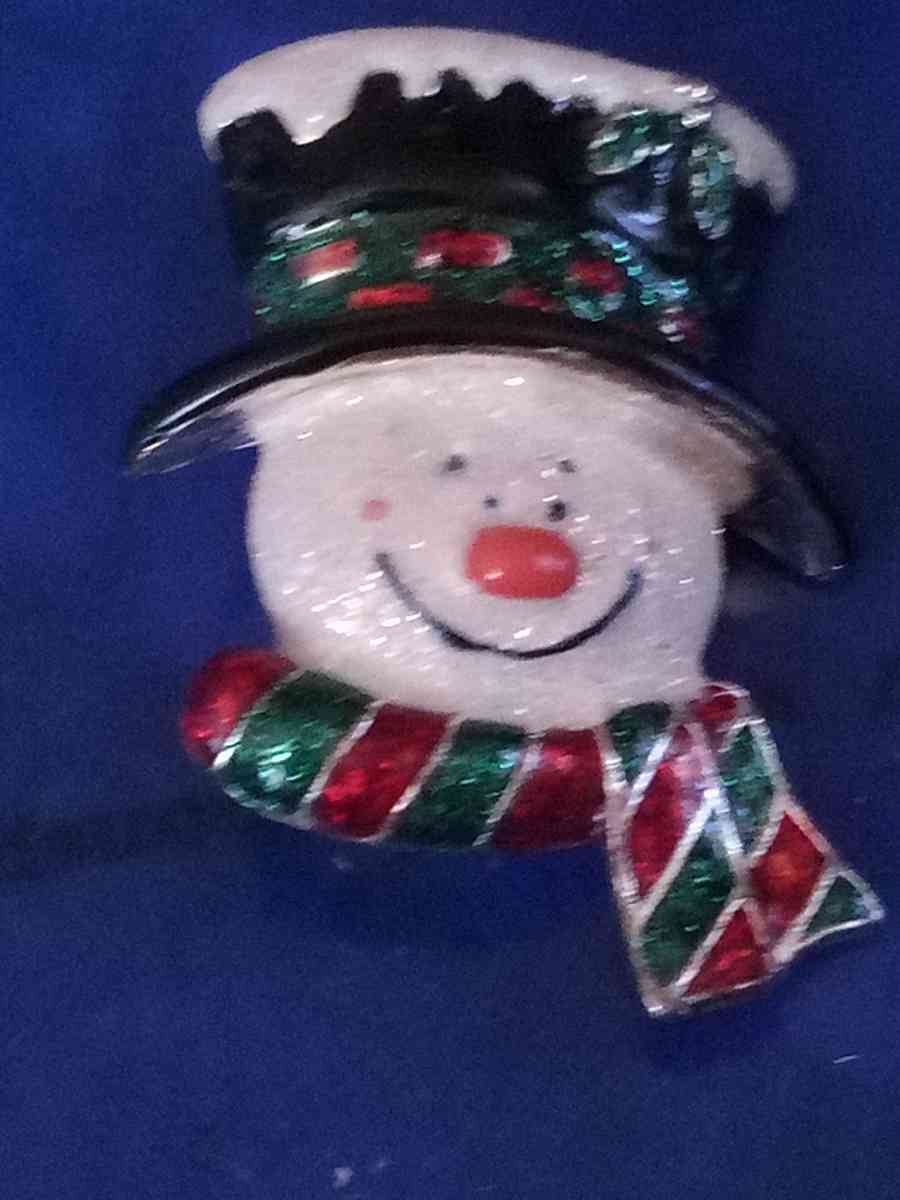 Danecraft Snowman Pin
