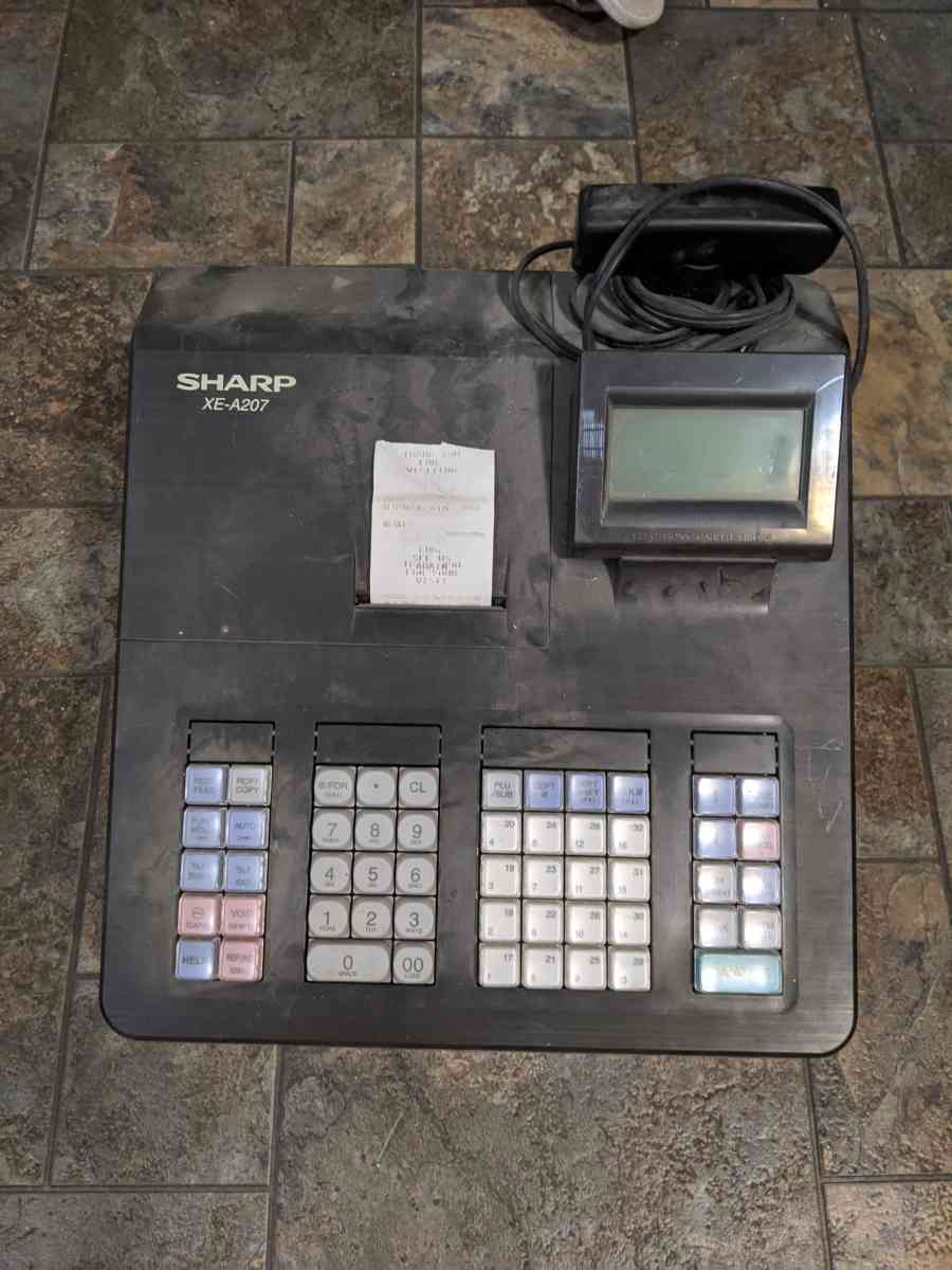 Sharp cash register