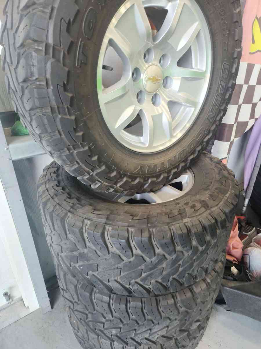 Chevy 1500 4wd Wheels AND Tires