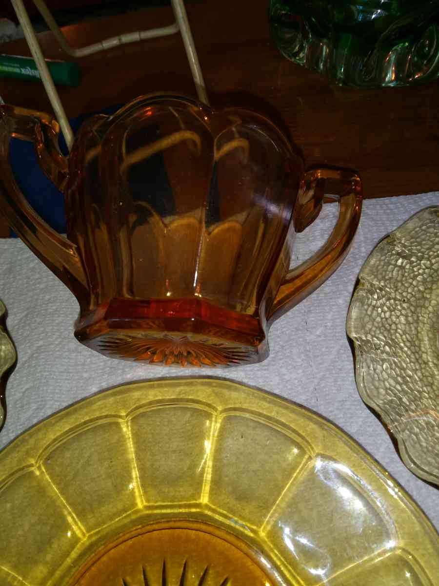Amber Glass Lot