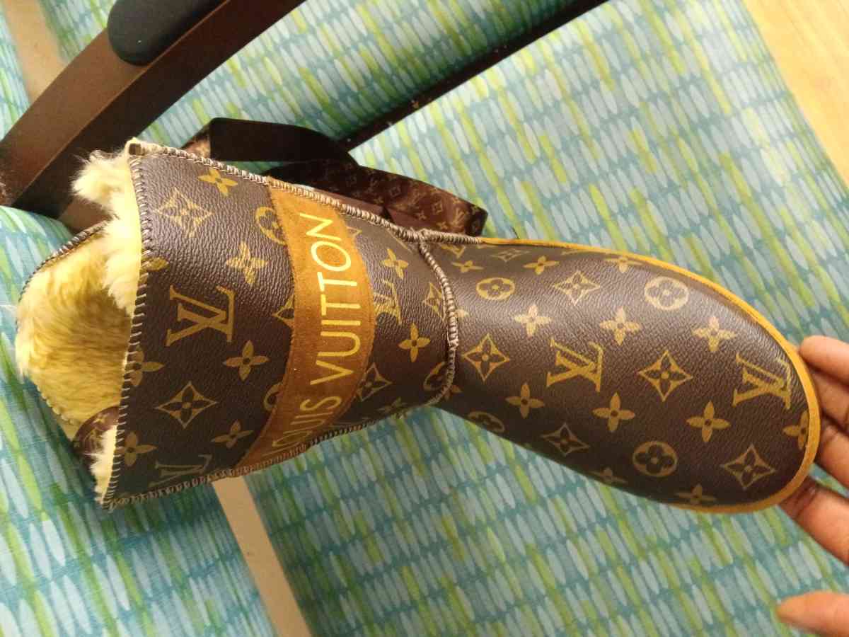 women custom made Lv UGG boots