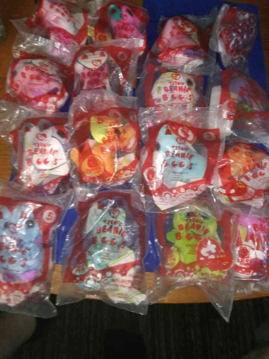 2 complete sets different colors of 2014 Teenie Beanie Boos