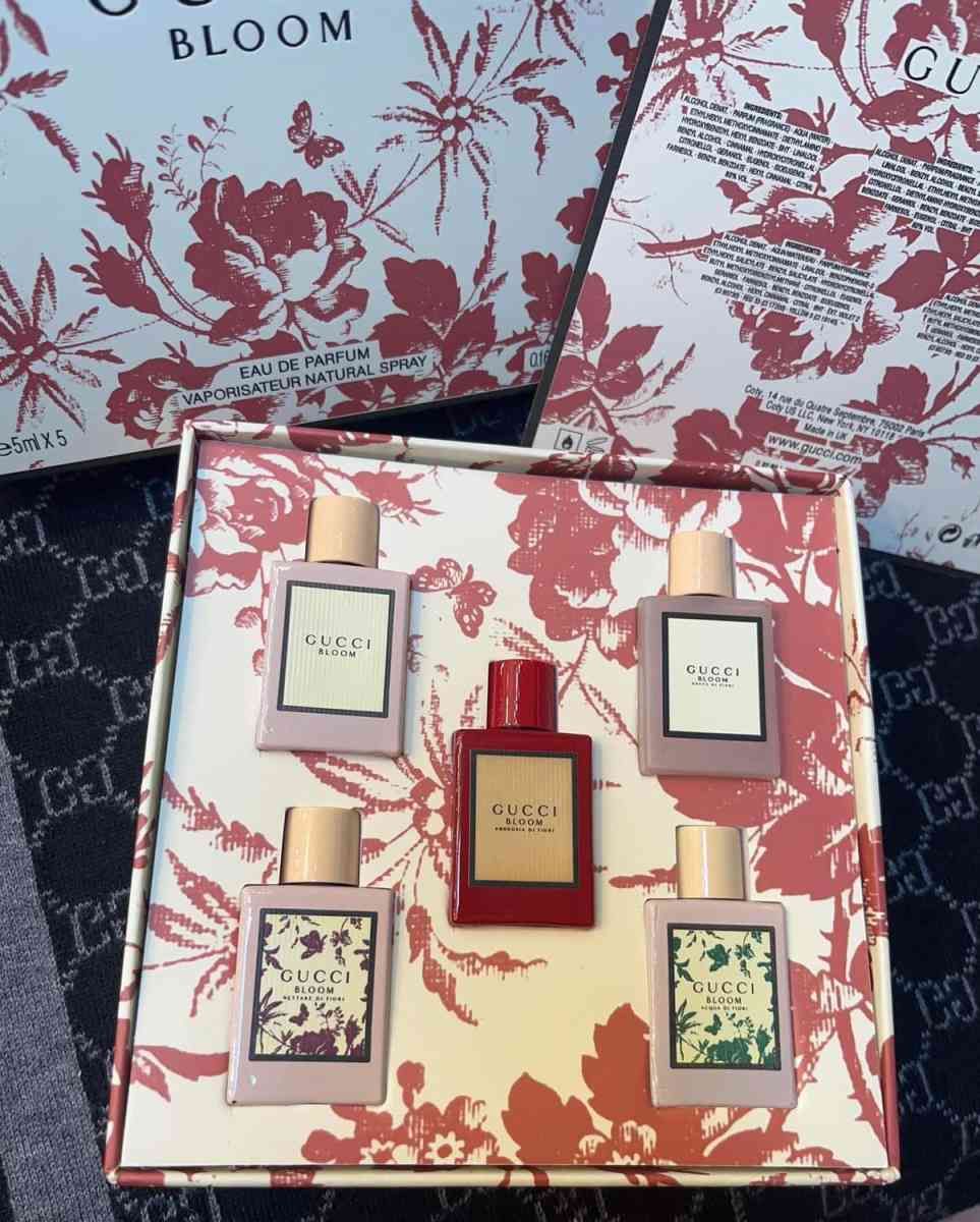 GUCCI BLOOM Perfume 5 X 5 ml sample size with box