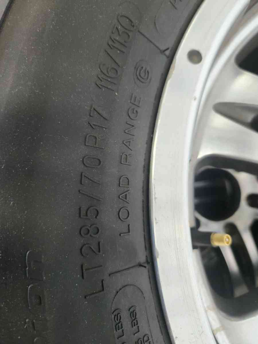 Chevy 1500 Wheels and tires BFGoodrich