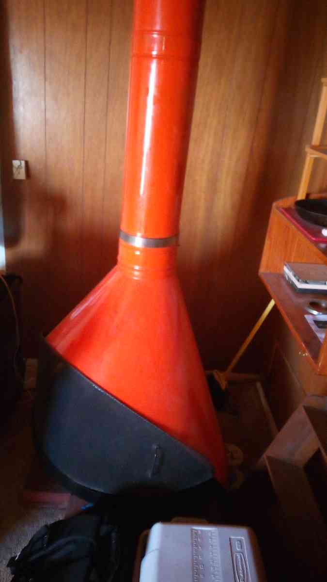 Vintage wood fireplace