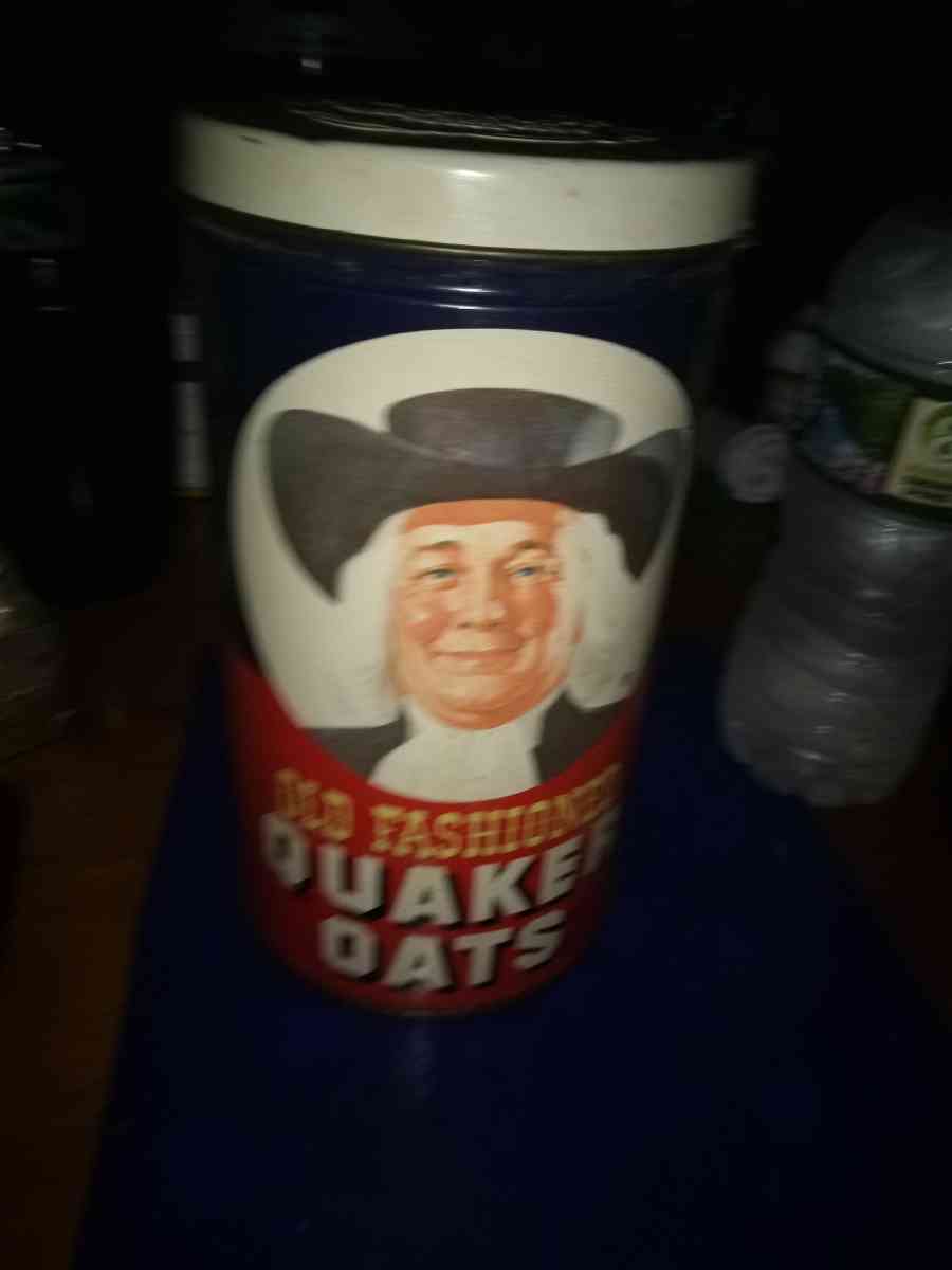 Old Fashioned Quaker Oats 1982 tin