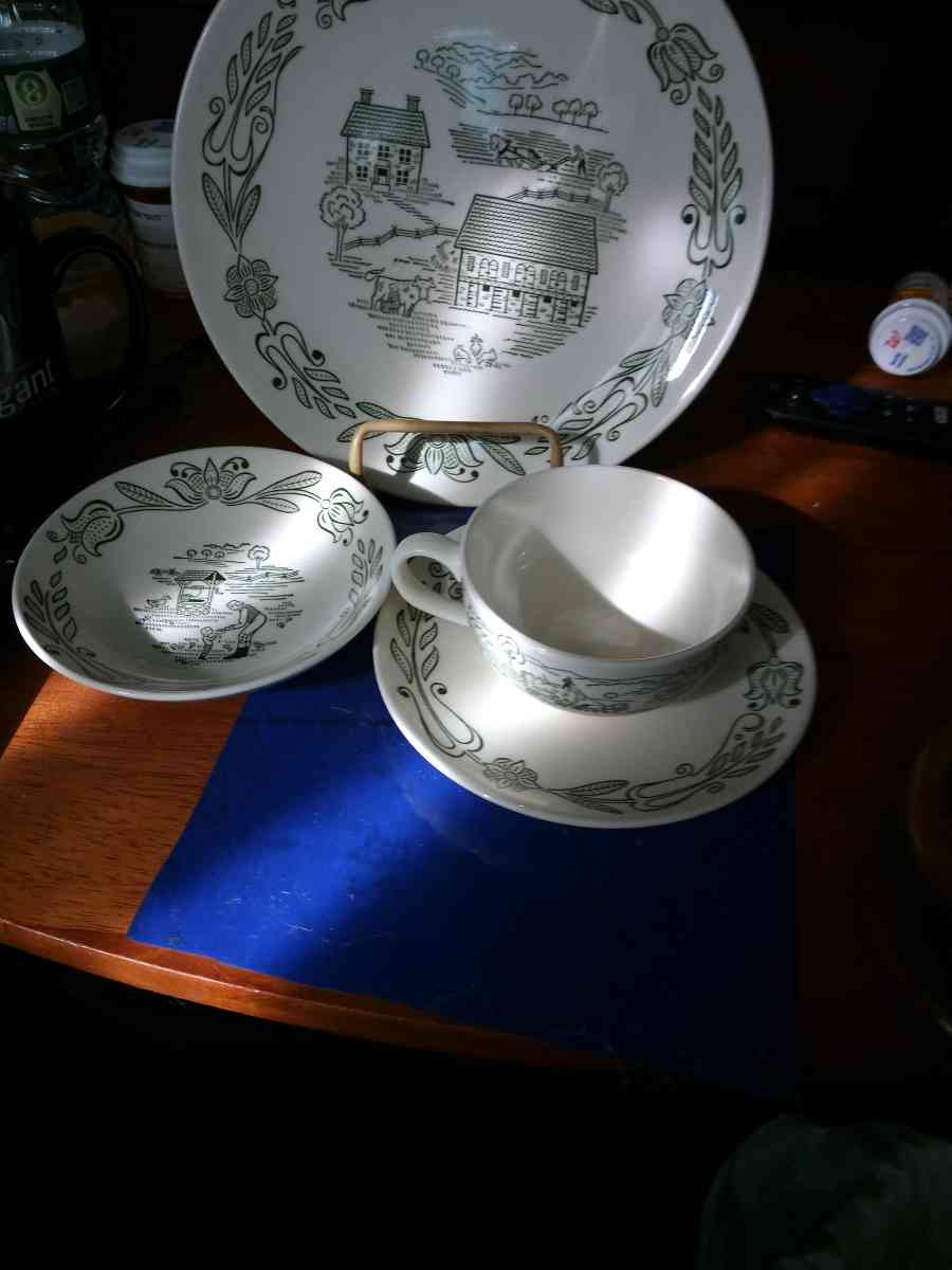 Buck County Service for 6 with extras