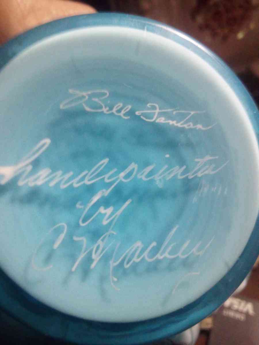 Signed Fenton large basket