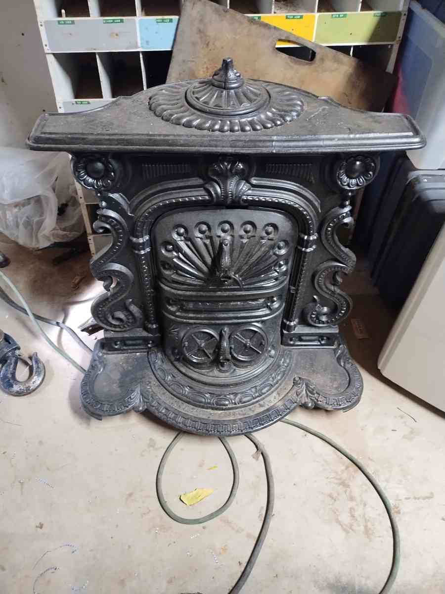 antique wood stove