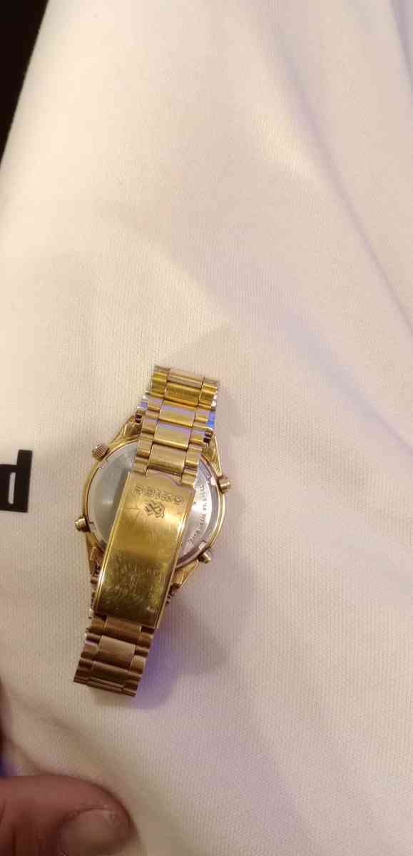 Seiko quartz chronograph watch