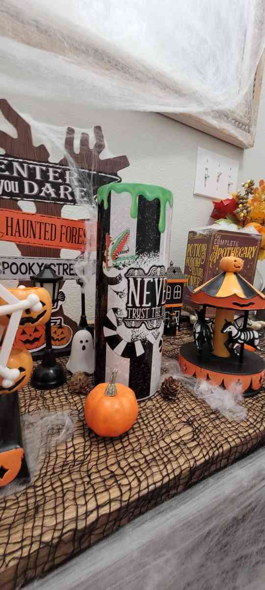 Custom Beetlejuice 20oz Sublimation tumbler