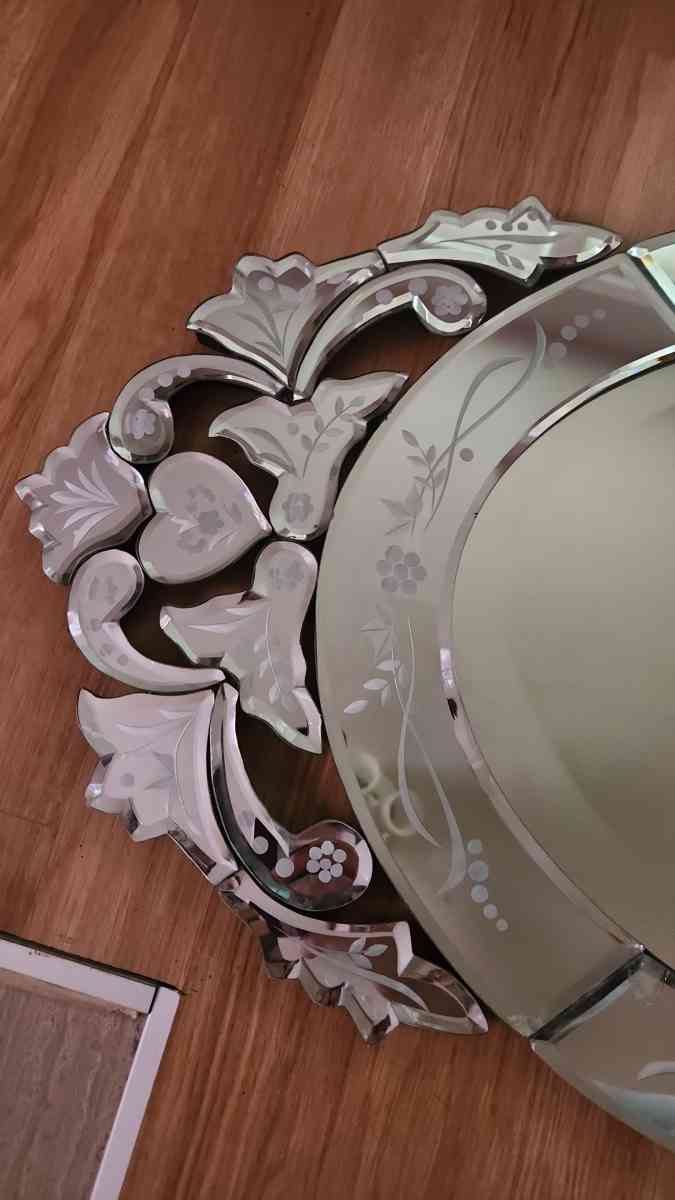 vintage venetian mirror  vanity