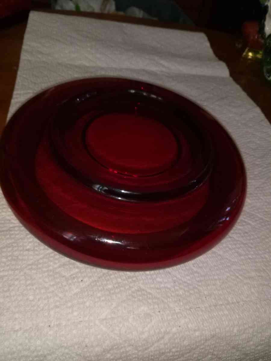 vintage Ruby bowl