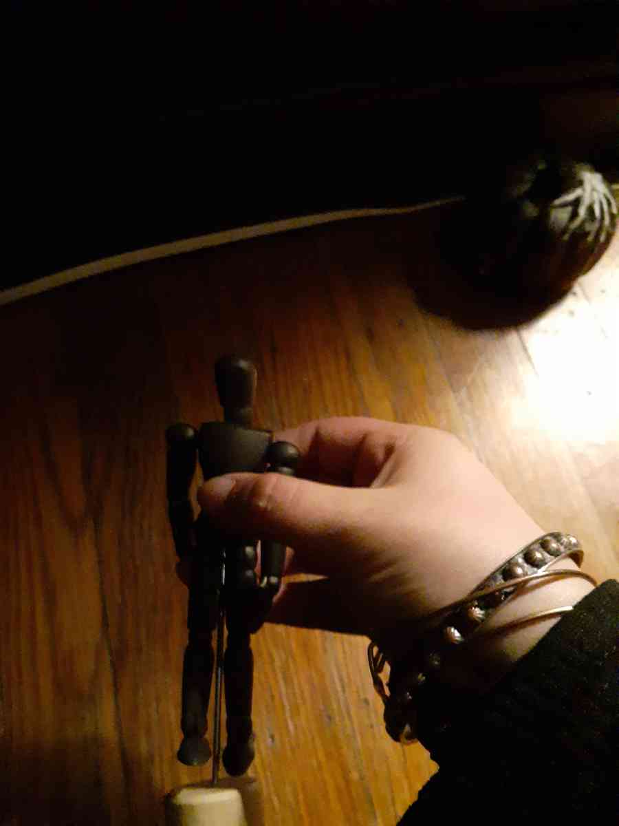 black mannequin doll