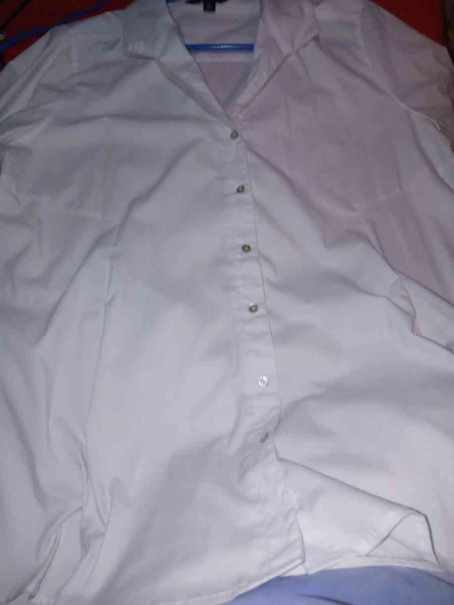 womens extra large white shirt