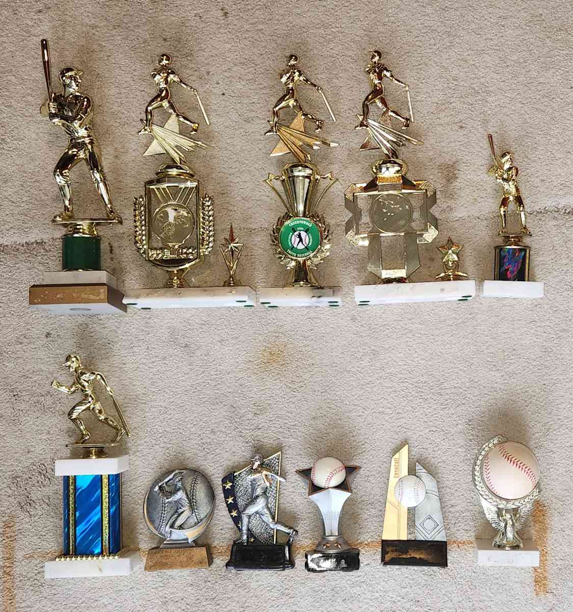 BASEBALL TROPHIES