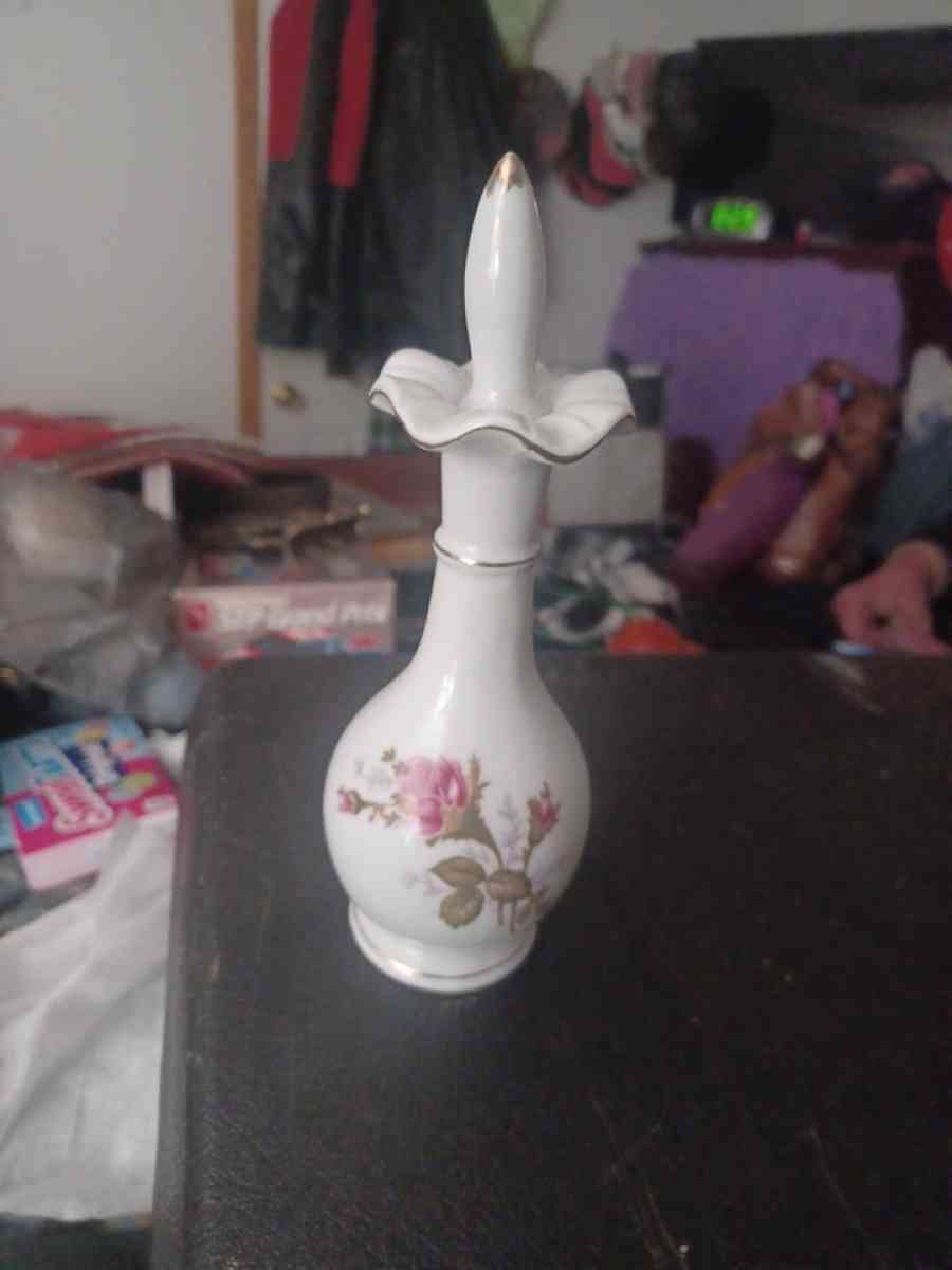 ginger bread house keepsake vase vanity mirror perfume bottl