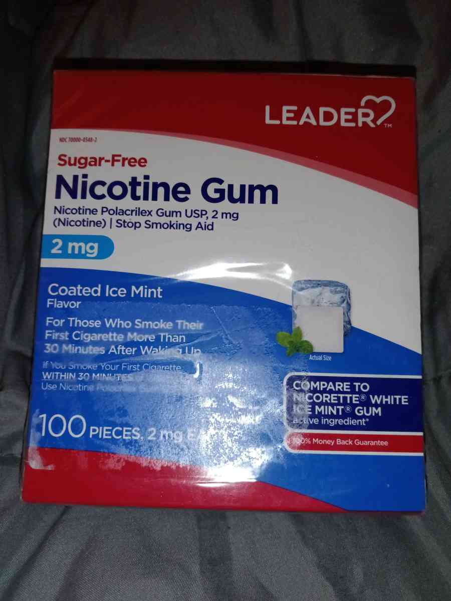 Nicotine Gum 2mg 100pcs